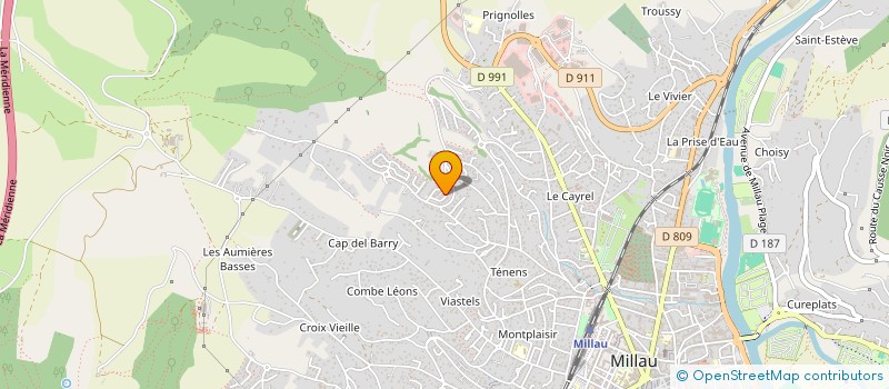 localisation de l'entreprise MONSIEUR LAINA MOTNIROVIC  MILLAU