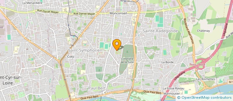 localisation de l'entreprise MONSIEUR LAITH GUERRO  TOURS