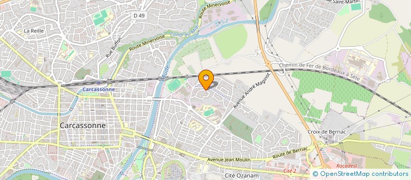 localisation de l'entreprise MONSIEUR LAKDAR BENABDELKADER à CARCASSONNE