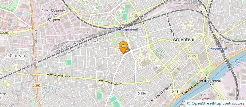 localisation de l'entreprise MONSIEUR LAKDAR BOUZIANE  ARGENTEUIL