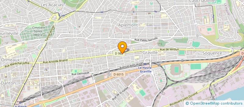 localisation de l'entreprise MONSIEUR LAKDAR DJEMMAH  LE HAVRE