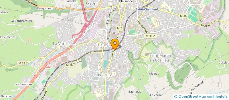 localisation de l'entreprise MONSIEUR LAKDAR GALOUL  SAINT-CHAMOND