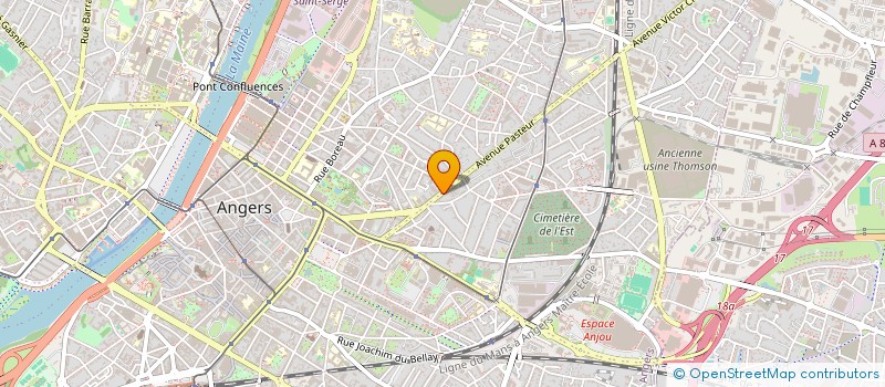 localisation de l'entreprise MONSIEUR LAKDAR HANI à ANGERS