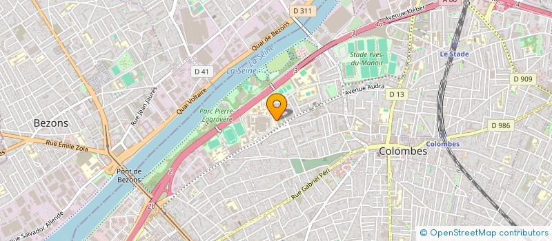 localisation de l'entreprise MONSIEUR LAKDAR KHERFI  COLOMBES