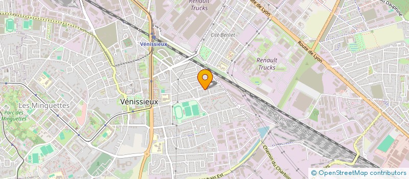 localisation de l'entreprise MONSIEUR LAKDAR ORRADJ  VENISSIEUX