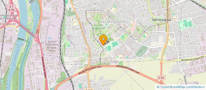 localisation de l'entreprise MONSIEUR LAKDAR SAOUCI  VENISSIEUX