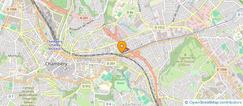 localisation de l'entreprise MONSIEUR LAKDHER MARZOUGUI  CHAMBERY