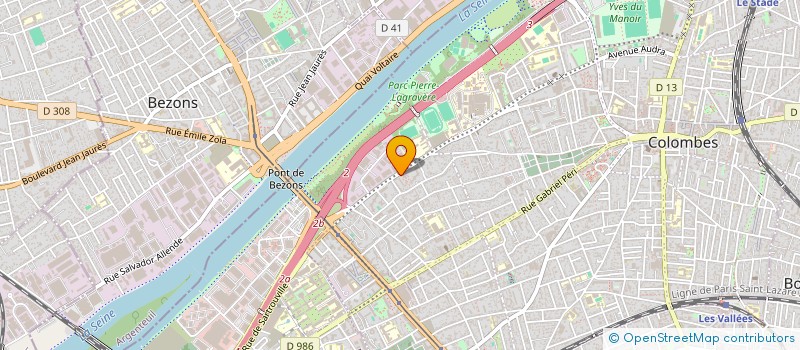 localisation de l'entreprise MONSIEUR LAKDRAR HICHAM BENHADDI à COLOMBES