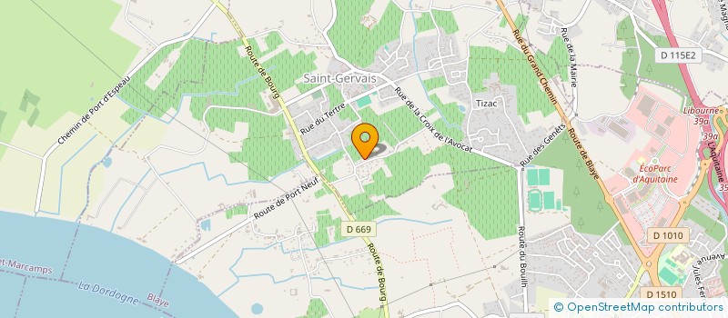 localisation de l'entreprise MONSIEUR LAKEHAL CHEKROUNE  SAINT-LAURENT-D'ARCE