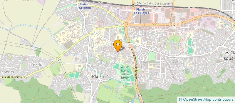 localisation de l'entreprise MONSIEUR LAKHAMY SIDIBE  PLAISIR