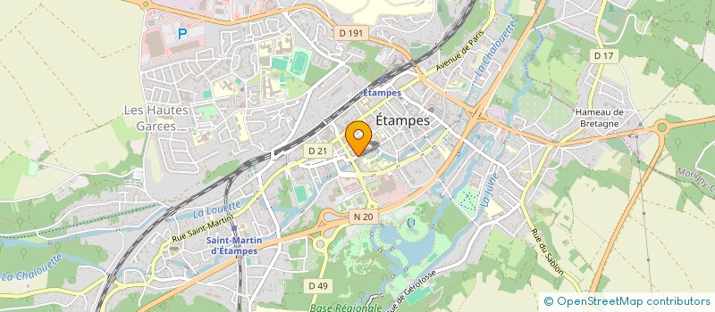 localisation de l'entreprise MONSIEUR LAKHDAR AHBAB à ETAMPES