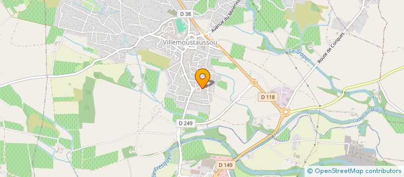 localisation de l'entreprise MONSIEUR LAKHDAR AICHI  VILLEMOUSTAUSSOU