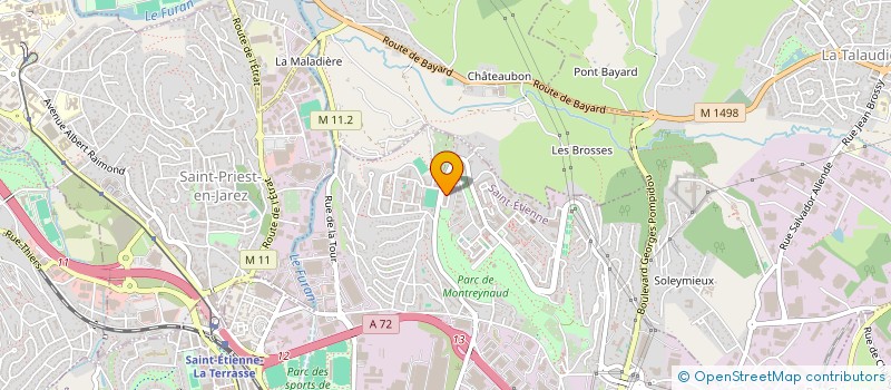 localisation de l'entreprise MONSIEUR LAKHDAR ALLAL  SAINT-ETIENNE