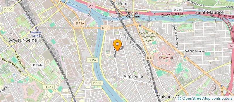 localisation de l'entreprise MONSIEUR LAKHDAR BACHIR  ALFORTVILLE