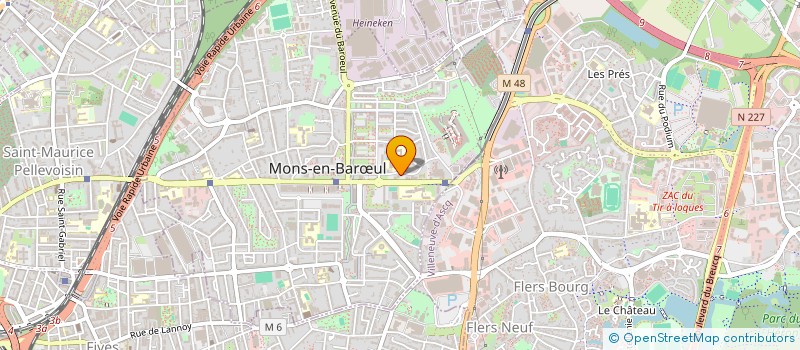 localisation de l'entreprise MONSIEUR LAKHDAR BATACHE  MONS-EN-BARUL