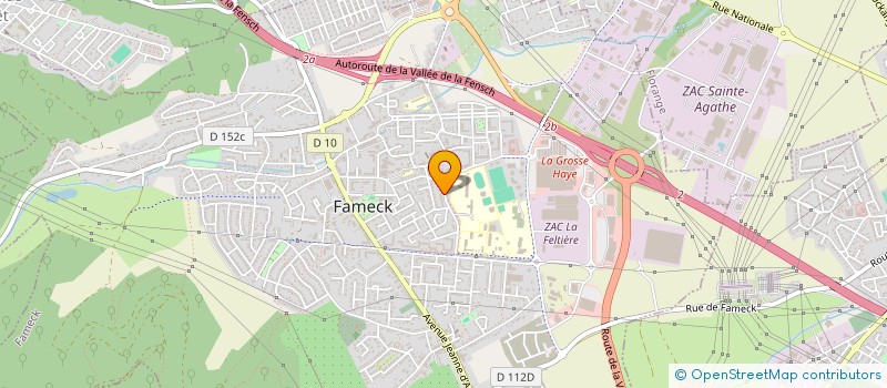 localisation de l'entreprise MONSIEUR LAKHDAR BELABID  FAMECK