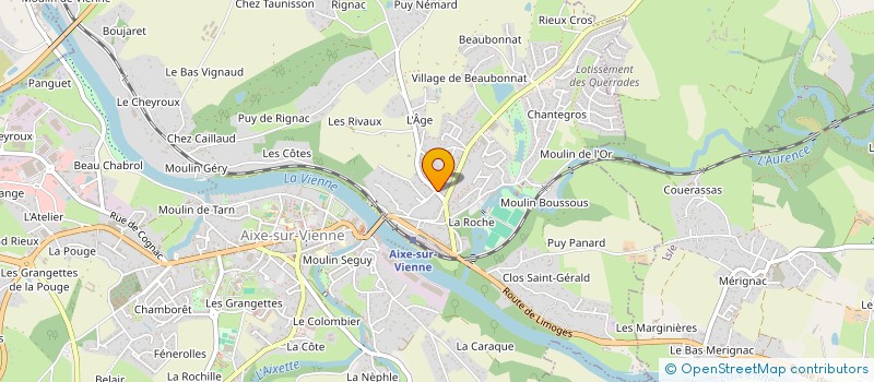 localisation de l'entreprise MONSIEUR LAKHDAR BENALI à AIXE-SUR-VIENNE