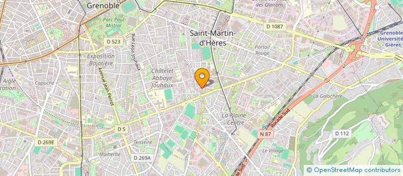 localisation de l'entreprise MONSIEUR LAKHDAR BENGRINE  SAINT-MARTIN-D'HERES