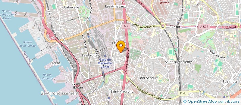 localisation de l'entreprise MONSIEUR LAKHDAR BENTAHAR à MARSEILLE