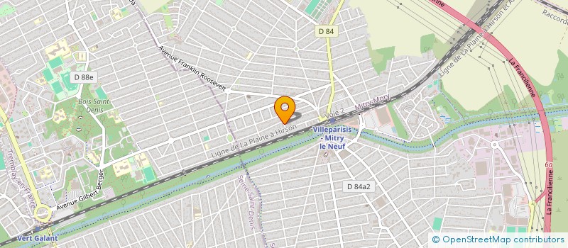 localisation de l'entreprise MONSIEUR LAKHDAR BENTALEB  MITRY-MORY