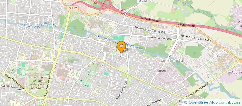 localisation de l'entreprise MONSIEUR LAKHDAR BENTAMOURAT à PAU