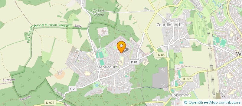 localisation de l'entreprise MONSIEUR LAKHDAR BETTA  MENUCOURT