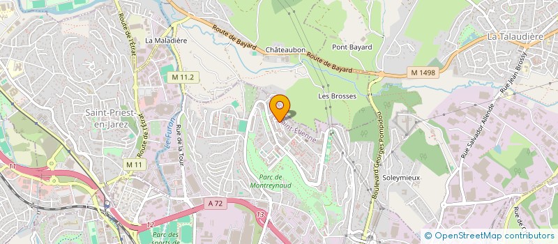 localisation de l'entreprise MONSIEUR LAKHDAR BEY  SAINT-ETIENNE