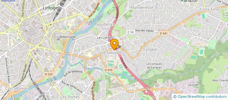 localisation de l'entreprise MONSIEUR LAKHDAR BOUDALI à LIMOGES