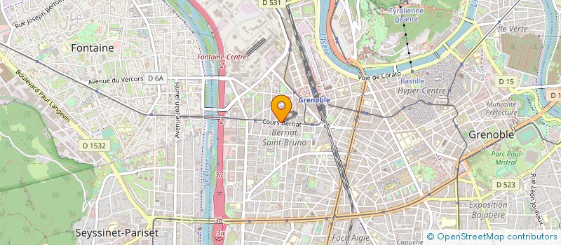 localisation de l'entreprise MONSIEUR LAKHDAR BOUDOUDOU à GRENOBLE