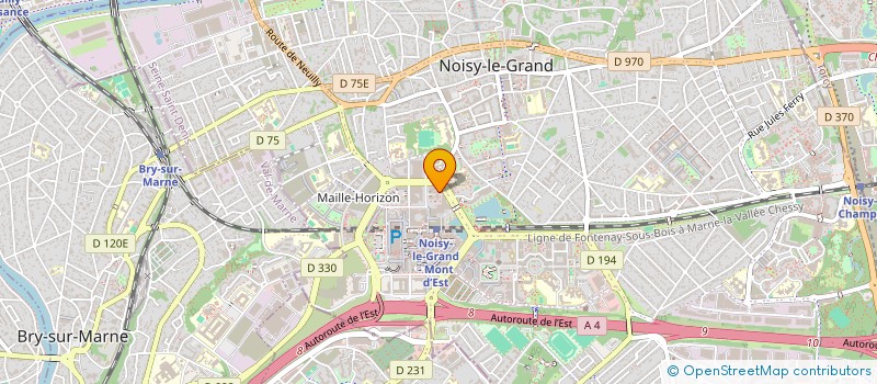 localisation de l'entreprise MONSIEUR LAKHDAR BOUHAFS  NOISY-LE-GRAND