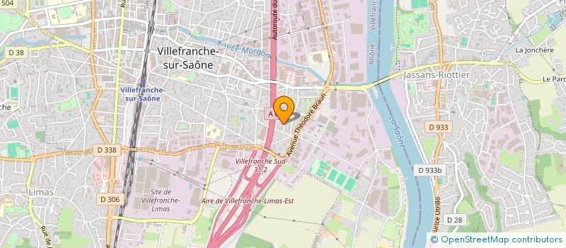 localisation de l'entreprise MONSIEUR LAKHDAR BOURAHLA  VILLEFRANCHE-SUR-SAONE