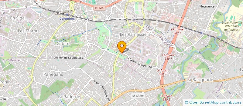 localisation de l'entreprise MONSIEUR LAKHDAR BOUTEFFAH à COLOMIERS
