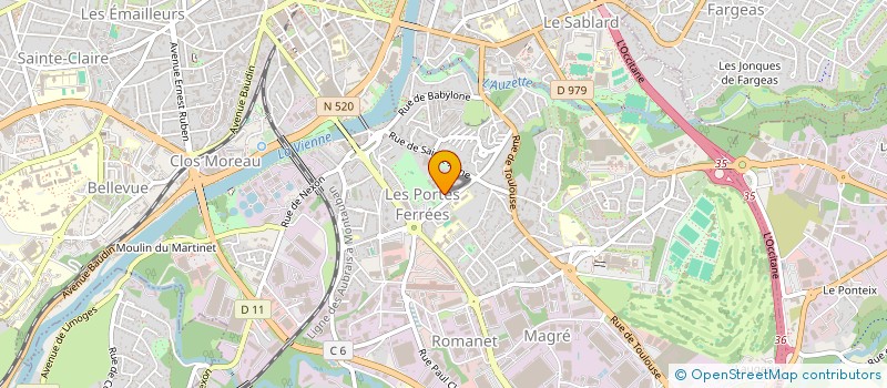 localisation de l'entreprise MONSIEUR LAKHDAR CHERDOUD à LIMOGES