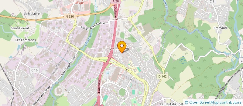localisation de l'entreprise MONSIEUR LAKHDAR CHOUAT à LIMOGES