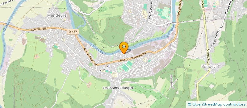 localisation de l'entreprise MONSIEUR LAKHDAR DALLAJ  MANDEURE