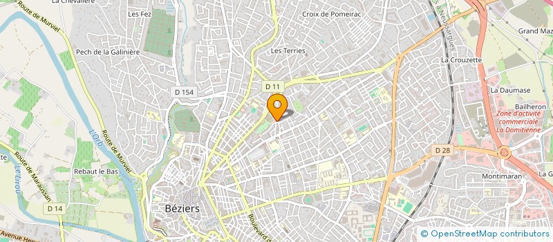 localisation de l'entreprise MONSIEUR LAKHDAR EZ ZAMMOURY à BEZIERS
