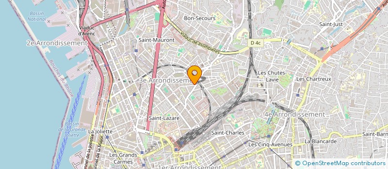 localisation de l'entreprise MONSIEUR LAKHDAR FRADJ  MARSEILLE