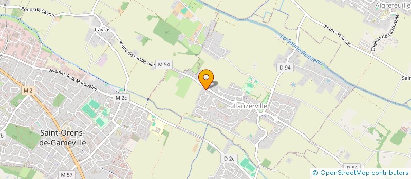 localisation de l'entreprise MONSIEUR LAKHDAR HADDOUCHE  SAINT-ORENS-DE-GAMEVILLE