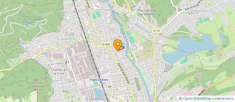 localisation de l'entreprise MONSIEUR LAKHDAR HAMAZA  BELFORT