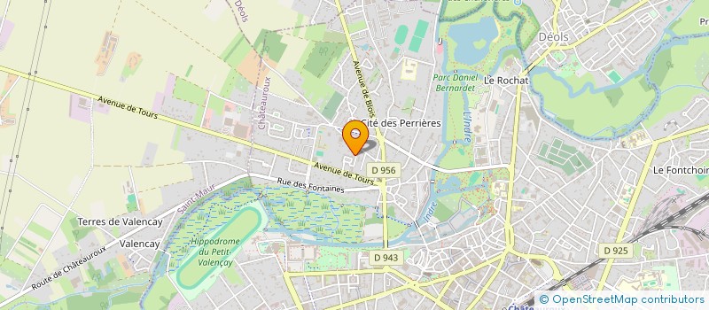 localisation de l'entreprise MONSIEUR LAKHDAR HANANCHA  CHATEAUROUX