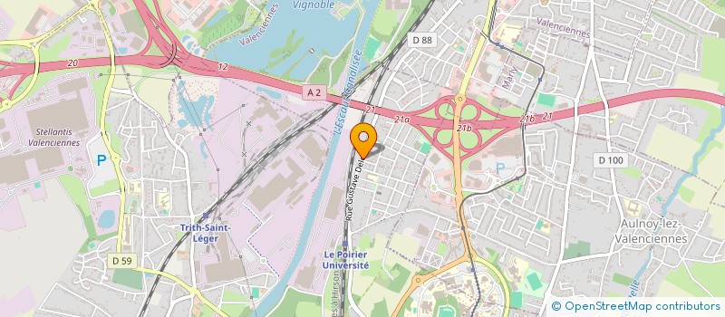 localisation de l'entreprise MONSIEUR LAKHDAR HARRAD  TRITH-SAINT-LEGER