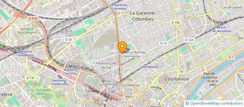 localisation de l'entreprise MONSIEUR LAKHDAR IMAM GHALI  COURBEVOIE