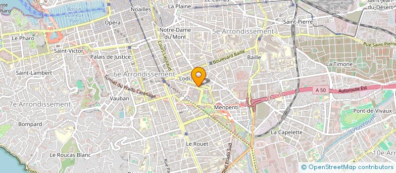 localisation de l'entreprise MONSIEUR LAKHDAR KADRI  MARSEILLE