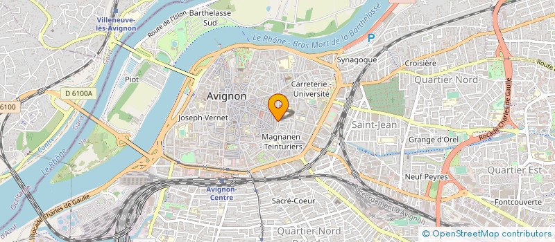 localisation de l'entreprise MONSIEUR LAKHDAR KHALLA  AVIGNON