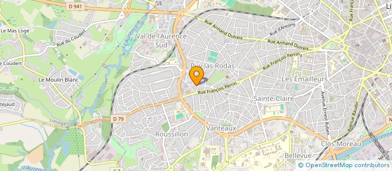 localisation de l'entreprise MONSIEUR LAKHDAR KOUCHA à LIMOGES