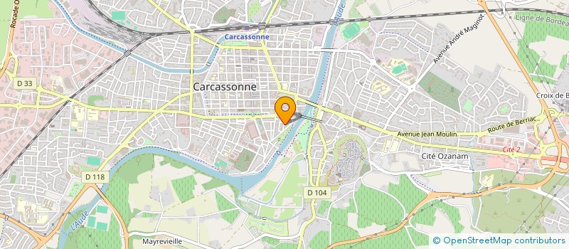 localisation de l'entreprise MONSIEUR LAKHDAR LICHANI  CARCASSONNE