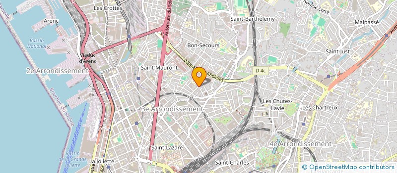 localisation de l'entreprise MONSIEUR LAKHDAR M'SALHIA à MARSEILLE