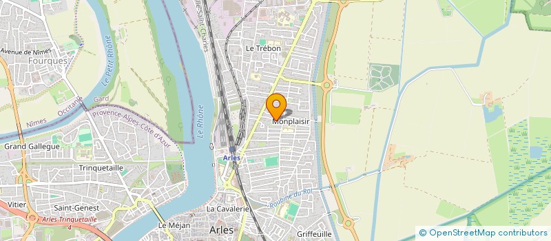 localisation de l'entreprise MONSIEUR LAKHDAR MAOUI  ARLES