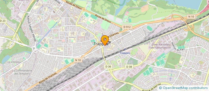 localisation de l'entreprise MONSIEUR LAKHDAR MAZOUZA  TRAPPES