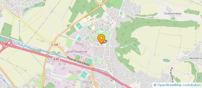 localisation de l'entreprise MONSIEUR LAKHDAR MAZOUZI  BOURGOIN-JALLIEU